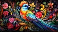 Enchanting Nightingale Tapestry