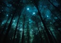 Enchanting Nights: A Dreamy Journey Through the Starlit Forest
