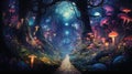 Enchanting Pathways: A Colorful Journey Through the Mushroom For