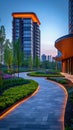 Enchanting Pathways: A Modern Condo\'s Luminous Design and Vibran