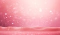 Enchanting pink gradient merging with captivating silver glitter for an elegant textured background