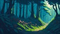 Enchanting Rainforest: A Studio Ghibli-inspired Journey