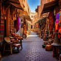 Enchanting scene capturing the essence of Marrakesh's hidden gems and authentic charms