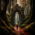 Enchanted Encounter: The Gothic Archway in the Giant Forest