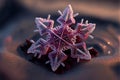 Enchanting Snowflake - AI Generated Macro Photography Illustration 002