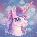 Enchanting Unicorn Fantasy Seamless Pattern Royalty Free Stock Photo