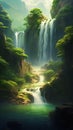 Enchanting Waterfall Forest: A Breathtaking African Oasis in a T