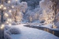 Enchanting winter wonderland scenes with