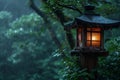 Enchanting Woods Hideaway With Rain, Lantern, And Serene Ambiance For Rejuvenation