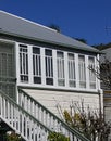 Enclosed verandah on Queenslander