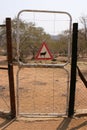 Enclosure gate Royalty Free Stock Photo