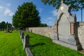 Enclosure and memorial for victims of a railway accident