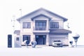 Enclosure security in CCTV systems protects property through optical device implementation and wireless multipoint connections, en