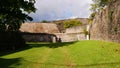 Enclosure wall of Fort Louis DelgrÃ¨s in Guadeloupe
