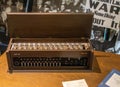 WWII German Encoding Device, Enigma Royalty Free Stock Photo