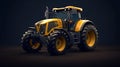 Robust Power: A Powerful Tractor Ready for Heavy-Duty Work