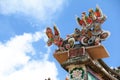 Roof Decoration on a Family Clan Temple in China