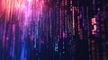 encrypt glitching binary code Royalty Free Stock Photo