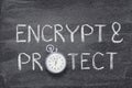 Encrypt and protect watch Royalty Free Stock Photo