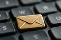 Encrypted Email Concept on Keyboard