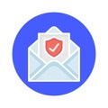 Encrypted email Isolated Vector icon which can easily modify or edit Royalty Free Stock Photo