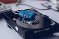 Encrypted hard disk