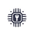 Encryption, cryptography, data protection icon