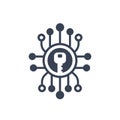 Encryption, cryptography icon