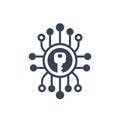 Encryption, cryptography icon