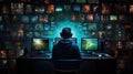 encryption dark web background