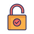 Encryption Isolated Vector icon which can easily modify or edit Royalty Free Stock Photo