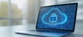 An encryption of personal information based on cloud computing technology. A concept of loud computing.