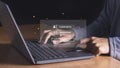 Encryption, secure internet access, cyber security, user privacy conceptt Royalty Free Stock Photo