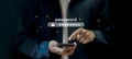 Encryption, secure internet access, cyber security, user privacy concept Royalty Free Stock Photo
