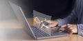 Encryption, secure internet access, cyber security, user privacy conceptt Royalty Free Stock Photo