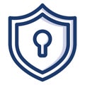 Encryption Vector Icon that can be easily modified  or edit Royalty Free Stock Photo
