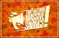 End of autumn sale, massive savings poster