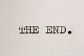 The end