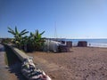 The end of a great summer time at the beach An Antalya Side