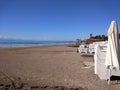 The end of a great summer time at the beach An Antalya Side