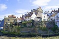 The end housing, by Staithes beck, Yorkshire Moors, England Royalty Free Stock Photo