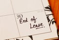 End of Lease. Royalty Free Stock Photo