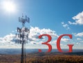 Concept for the closure of 3G wireless cellular networks with sinking text