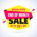 End of Month Sale banner