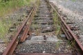 End of the old railway line Royalty Free Stock Photo