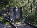 End of old railway line Royalty Free Stock Photo