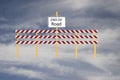 End of Road Sign Royalty Free Stock Photo