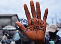 The End SARS protest in Lagos Nigeria 2020