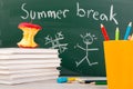 End of school. Summer break time Royalty Free Stock Photo