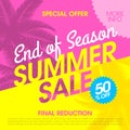 End of Season Summer Sale banner